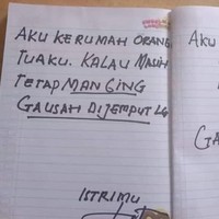 Lebih milih lihat ikan daripada lihat istri sih.. Jadi ngambek deh istrinya sampai pulang ke rumah orang tua. Makanya lain kali kalau mancing ajak istri juga dong. Foto: Twitter.com/depresionistaa