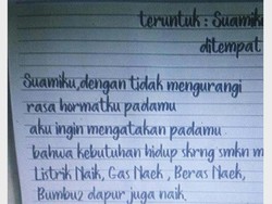 8 Potret Surat Cinta Suami-Istri yang Isinya Bikin Ketawa Cekikikan