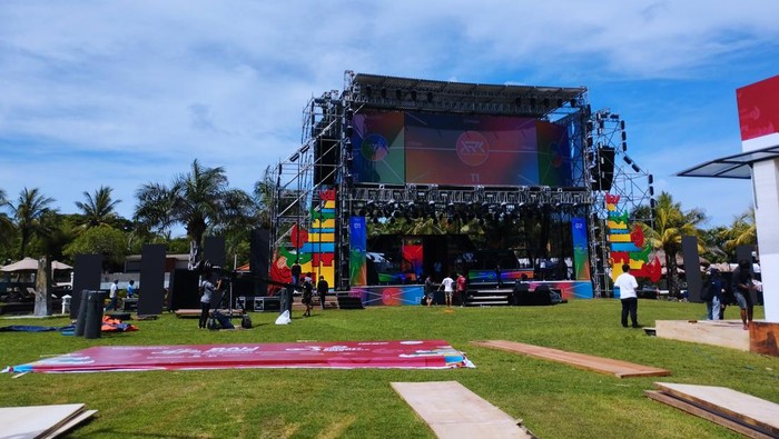 Salah satu lokasi yang akan digunakan untuk World Esports Championship (WEC) di Hotel Merusaka, Nusa Dua, Badung pada 1-12 Desember 2022.