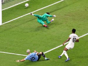 Diwarnai Ghana Gagal Penalti, Uruguay Unggul 2-0 di Babak I