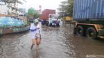 Potret Banjir Rob di Pelabuhan Tanjung Emas Semarang