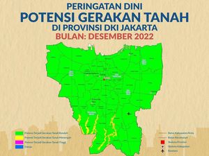 Ini 10 Daerah di Jaksel-Jaktim Diminta Waspada Potensi Pergerakan Tanah