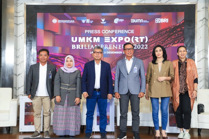 BRI Hadirkan 500 UMKM Terpilih di UMKMEXPO(RT) BRILIANPRENEUR 2022