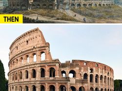 Foto Perbedaan Tempat Bersejarah Dulu dan Sekarang, Ada Borobudur!