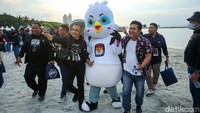 Burung tersebut disimbolkan sebagai cerminan anak muda. Di mana nantinya sebagian pemilih pada Pemilu 2024 merupakan generasi muda. Foto: Rifkianto Nugroho