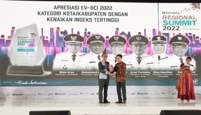 Kabupaten Indramayu Raih Penghargaan Indeks Daya Saing Digital