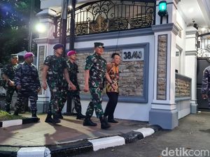 Usai Uji Kelayakan, Komisi I DPR Sambangi Rumah Laksamana Yudo Margono