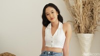 Aku mau mainin peran apa saja. Nggak ada batasan untuk aku. Apa saja, tutur Luz Victoria. (Foto: Ari Saputra)
