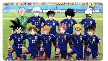 Pantas saja Jepang menang lawan Jerman dan Spanyol, seperti ini skuadnya. Foto: Twitter