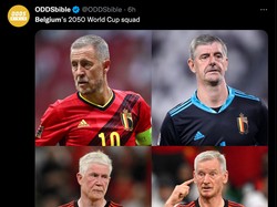 Generasi emas Belgia akan dipertahankan sampai 2050, ya paling Eden Hazard dkk cuma sudah ubanan. (Foto: Twitter @ODDSbible)