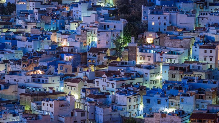 [UNVERIFIED CONTENT] Captured during sunset in Chefchaouen, Morocco. This image was captured in December of 2013.
