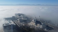 Kabut tampak tebal menyelimuti wilayah Turki saat negara itu memasuki musim dingin.  