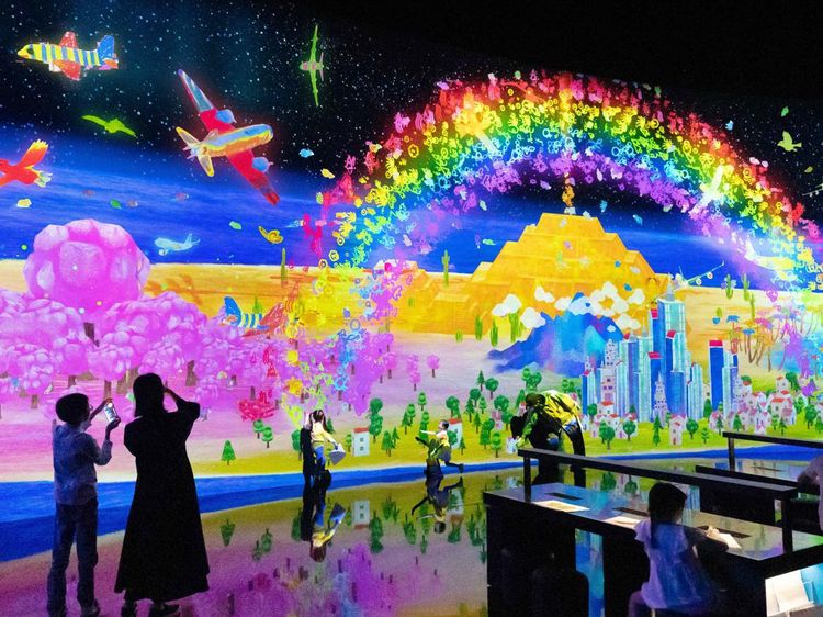 Foto: Karya Seni Digital Memukau di Marina Bay Sands