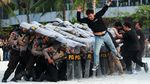 Antisipasi Ricuh, Begini Simulasi Pengamanan Pemilu 2024