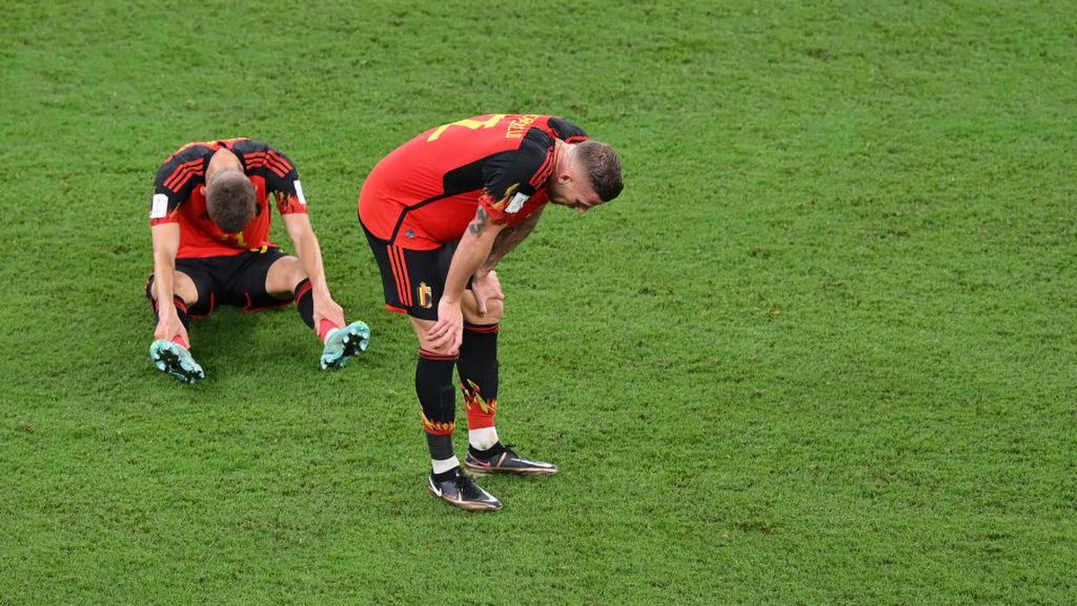Belgia tersingkir di fase grup Piala Dunia 2022. Foto: Getty Images/Justin Setterfield