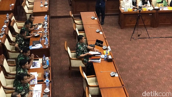 Uji calon panglima TNI Laksamana Yudo Margono (Firda Cynthia Anggrainy/detikcom).