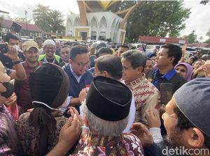 Tiba di Padang Pariaman, Anies Diteriaki Presiden
