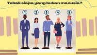 Sekarang coba tebak! Di antara lima orang tersebut, yang mana kira-kira bukan manusia? (Foto: detikhealth)