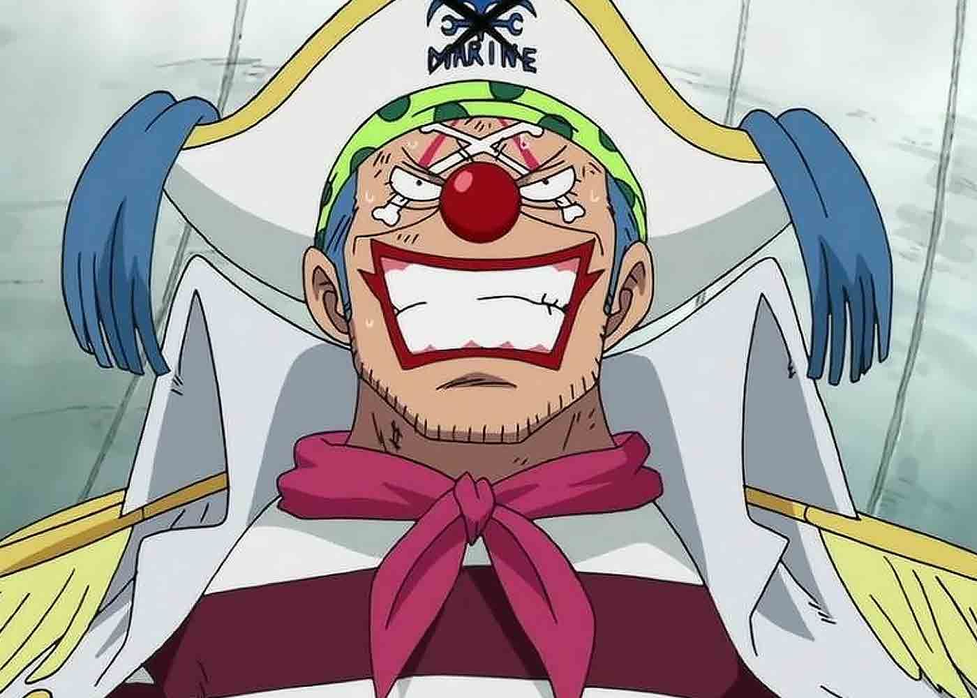 Karakter Buggy di anime One Piece.