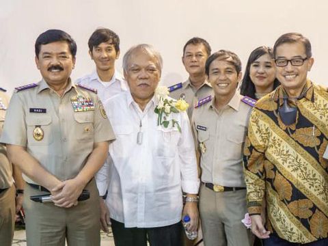 Hadi Tjahjanto, Basuki, Raja Juli dan Ferry Mursyidan Baldan pada peringatan Hantaru 2022