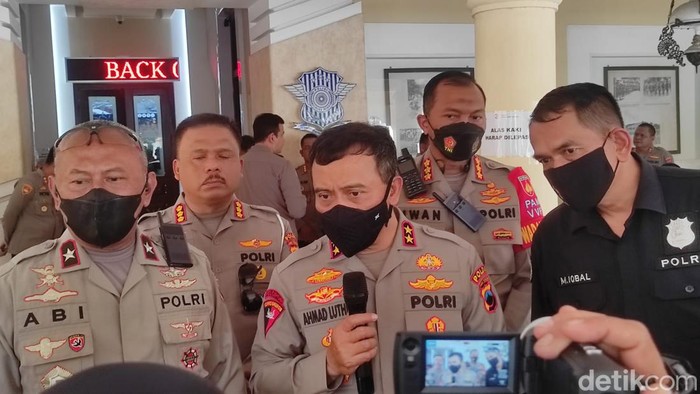 Kapolda Jateng Irjen Ahmad Luthfi di Mapolresta Solo, Sabtu (3/12/2022).