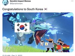 Meme Korea Lolos 16 Besar Berkat Bantuan Ro Nal Doh