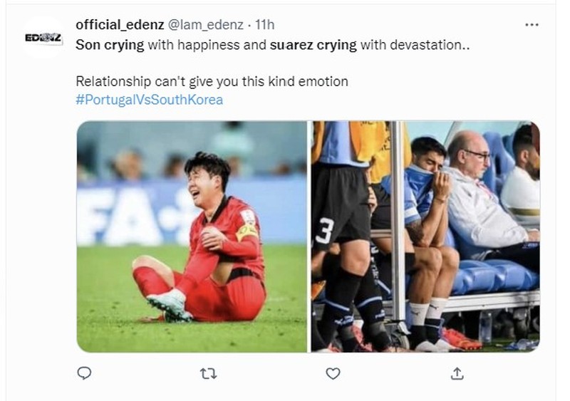 Meme Korsel dan Uruguay Banjir Air Mata