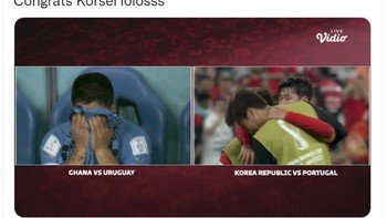 Tangisan yang beda rasa. Foto: Twitter