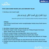 Tata Cara Mandi Wajib Laki-laki Menurut Islam