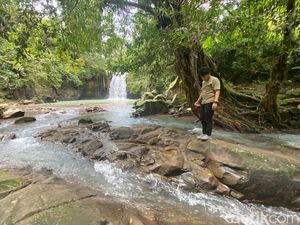 Air Terjun Pelangi Jonjo Parigi di Gowa, Tempat Healing yang Manjakan Mata