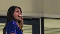 Antonela Roccuzzo senang karena Lionel Messi mampu tampil impresif dan membawa kemenangan untuk Timnas Argentina. (Foto: AFP via Getty Images/ODD ANDERSEN)