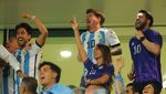 Gaya Seksi Istri Messi Nonton Argentina Vs Kroasia di Semifinal Piala Dunia 2022