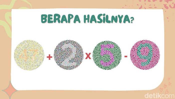 asah otak buta warna