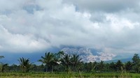 Kini PVMBG menaikan status Gunung Semeru menjadi level 4 awas, dari status sebelumnya yang sempat ditetapkan pada level 3 siaga. Kenaikan ini terhitung mulai siang ini. Antara Foto/Samsul Arifin.