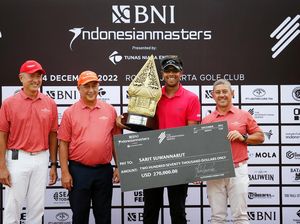 BNI Apresiasi Pegolf Thailand Suwannarut Juara Indonesian Masters 2022