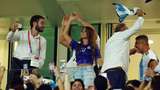 Istri Messi Rayakan Kemenangan Argentina Atas Australia