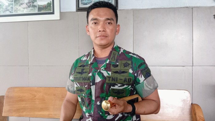 Komandan Secata Letkol Inf Suratman, S.I.P saat memberikan klarifikasi kepada detikJateng, Minggu (4/12/2022).