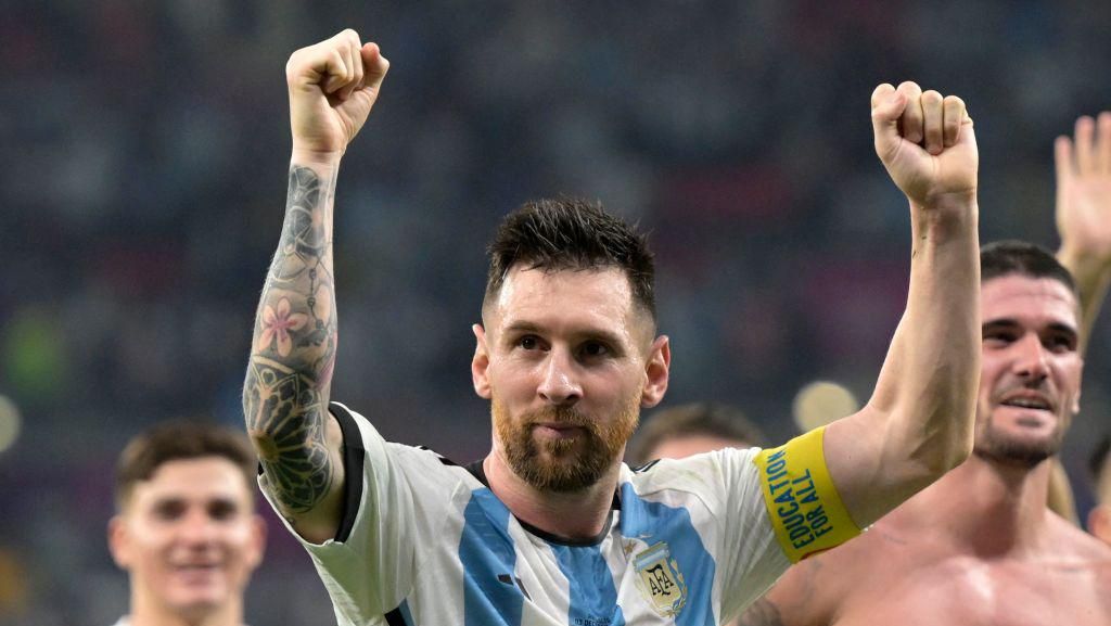 Messi Akhirnya Cetak Gol di Fase Gugur Piala Dunia!