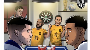 Belanda berhasil membuktikan bahwa mereka salah satu calon juara Piala Dunia 2022. Foto: Twitter