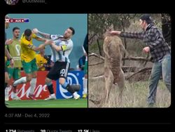 Meme Sanjungan Netizen untuk Messi Usai Argentina Singkirkan Australia