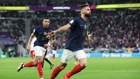 Prancis Vs Polandia: Giroud Bawa Les Bleus Unggul 1-0 di Babak I