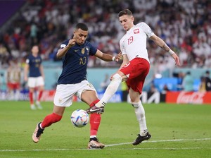 Hasil Prancis Vs Polandia: Les Bleus Menang 3-1, Lolos ke Perempatfinal