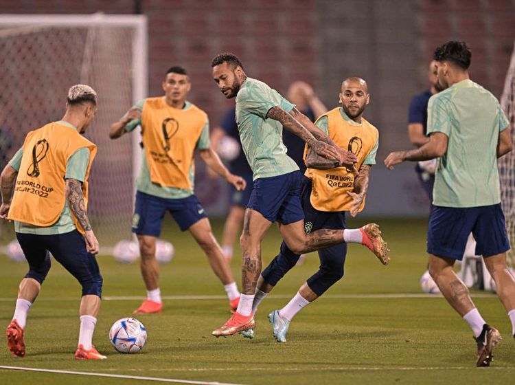Potret Neymar Sudah Ikut Latihan Brasil Jelang Lawan Korea Selatan