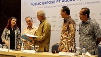 PT Agung Podomoro Land Tbk (APLN) menargetkan angka pendapatan pra penjualan alias marketing sales sebesar Rp 2,5 triliun hingga akhir 2022. Sementara per September 2022, emiten properti ini telah mengantongi marketing sales sebesar Rp 1,6 triliun alias 64% dari target. Realisasi marketing sales ini mengalami kenaikan, dimana pada periode yang sama tahun lalu, marketing sales APLN sebesar Rp 1,3 triliun.
