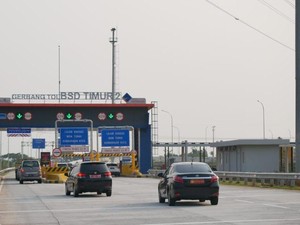 Rekayasa Lalin Antisipasi Genangan Air di Tol Pondok Aren-Serpong Km 8