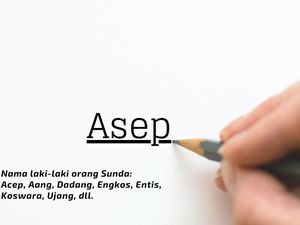 Nama Orang Sunda yang Kini Unik dan Modis