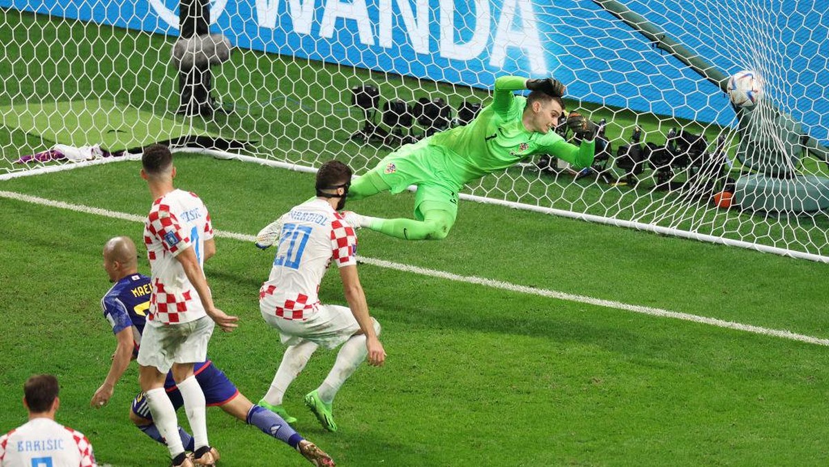 Jepang ungguli Kroasia 1-0 di babak pertama (Getty Images/Elsa)
