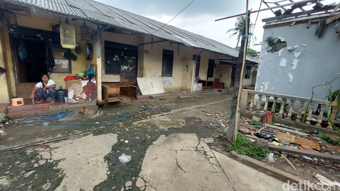 Kawasan permukiman dekat Waduk Haji Dogol, Pondok Bambu, Duren Sawit, Jakarta Timur, 5 Desember 2022. Got antibanjir selesai dibangun, warga tak kebanjiran lagi. (Rumondang Naibaho/detikcom)