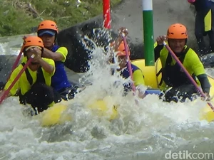 Serunya Kejurnas Arung Jeram di Songa Adventure Probolinggo
