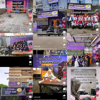 Kisah wanita yang sukses membangun usaha viral di media sosial.